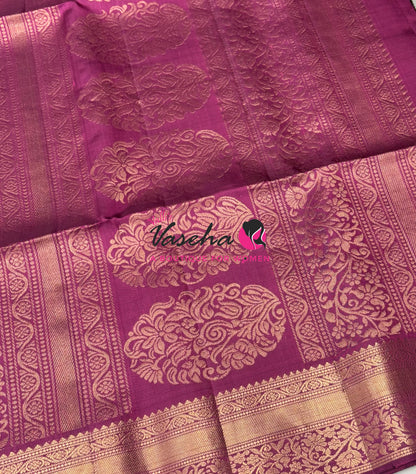 Pure Soft Silk Saree - Kanchi Border - VVPSS033