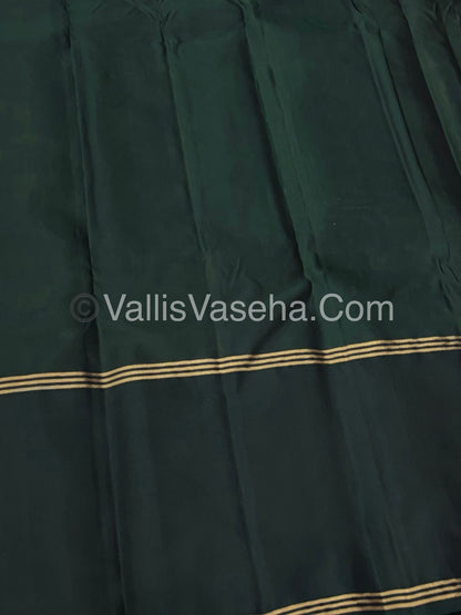 Half Mix - Pure Soft Silk Saree - Long Retta Petta Border with Butta - VVPSS075