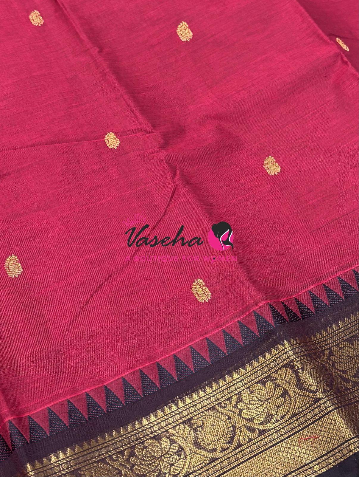 Kanchi Cotton Saree - VVKCS026