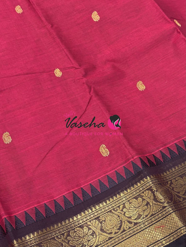 Kanchi Cotton Saree - VVKCS026