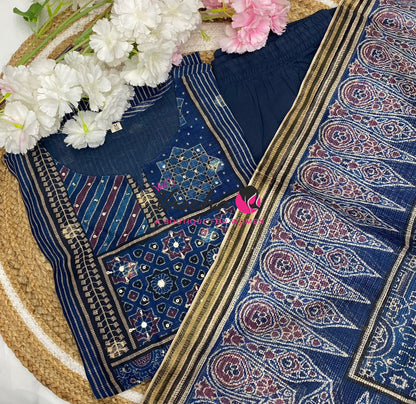Ready Made - Salwar, Kameez & Duppatta(3pc) - Printed - VVRBS008