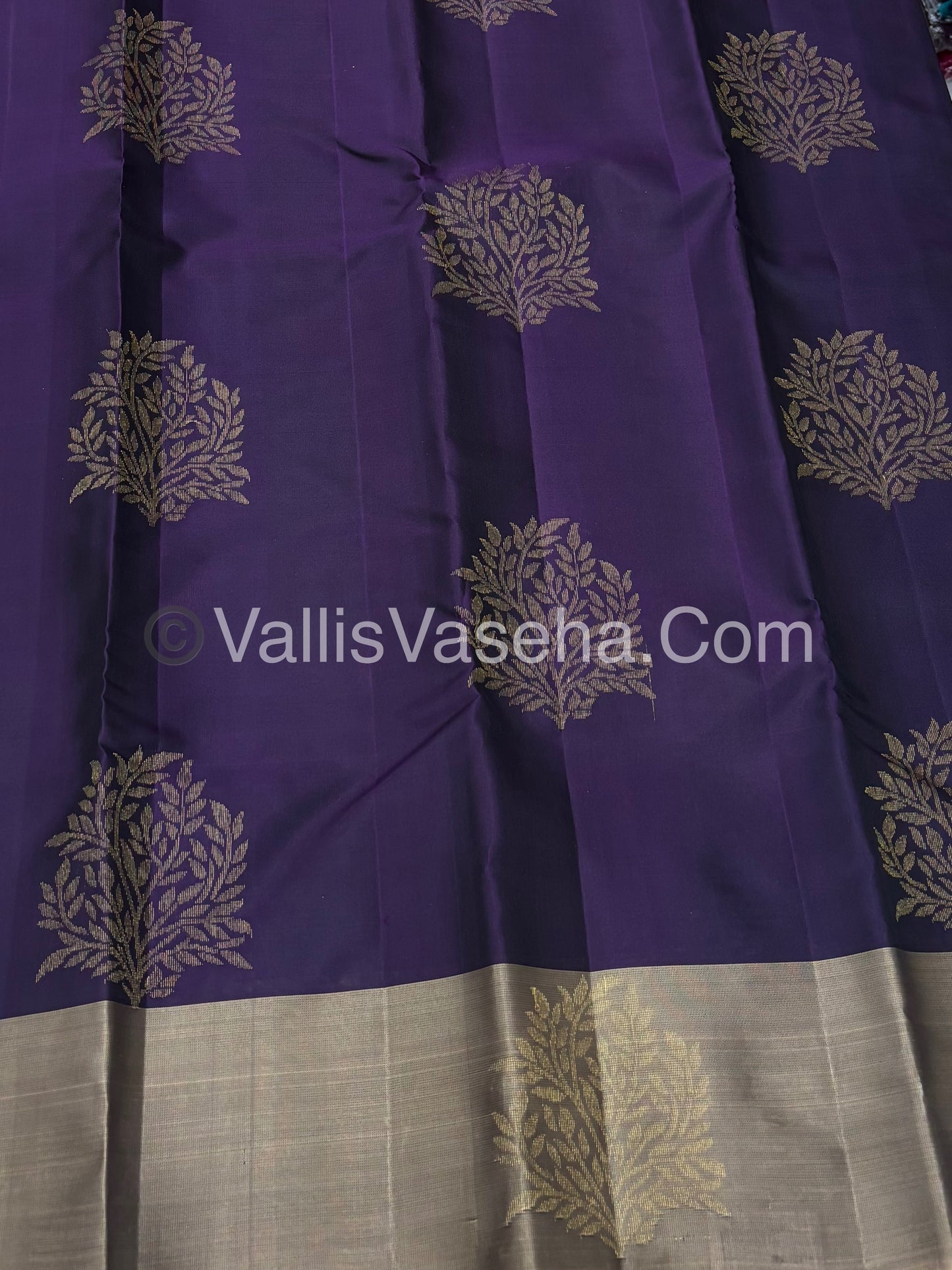 Half Mix - Pure Soft Silk Saree - VVPSS075