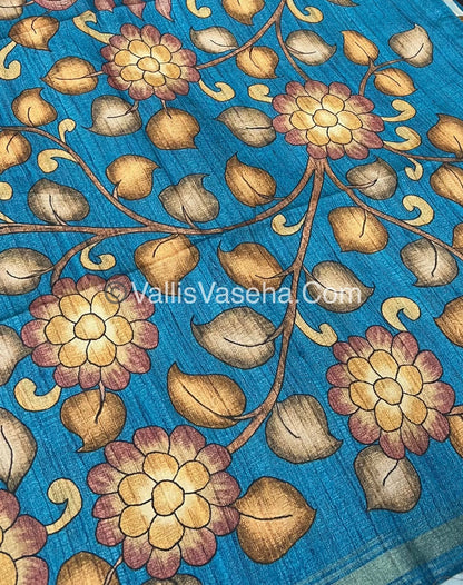 Art Silk / Semi Gicha Tussar Saree  - VVSGT002