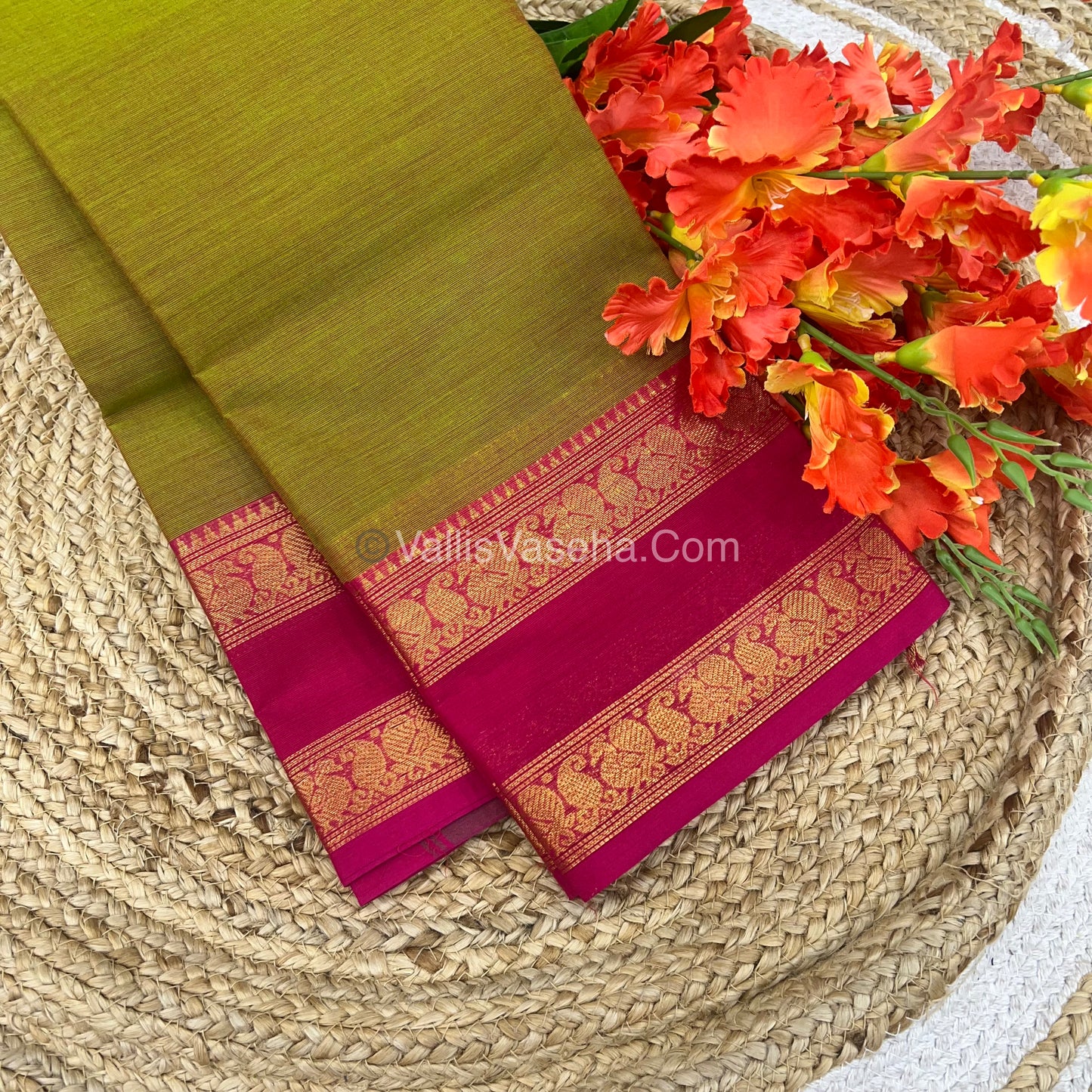 Kanchi Cotton Saree - VVKCS016 - 112119 - 4