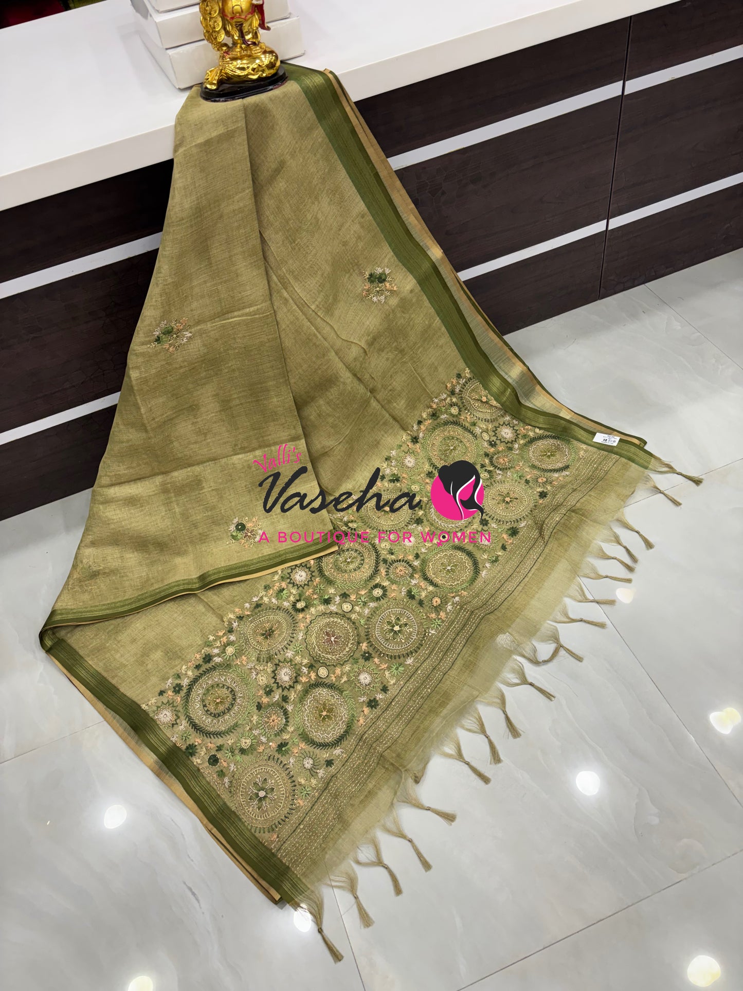 French Knot - Tissue Saree  - VVLFN019