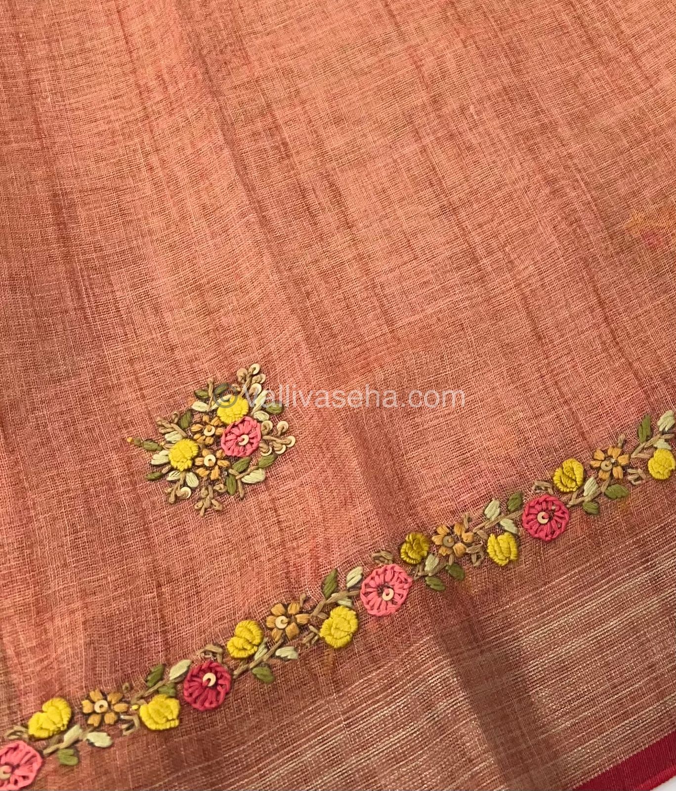 French Knot - Tissue Saree -  VVLFN001
