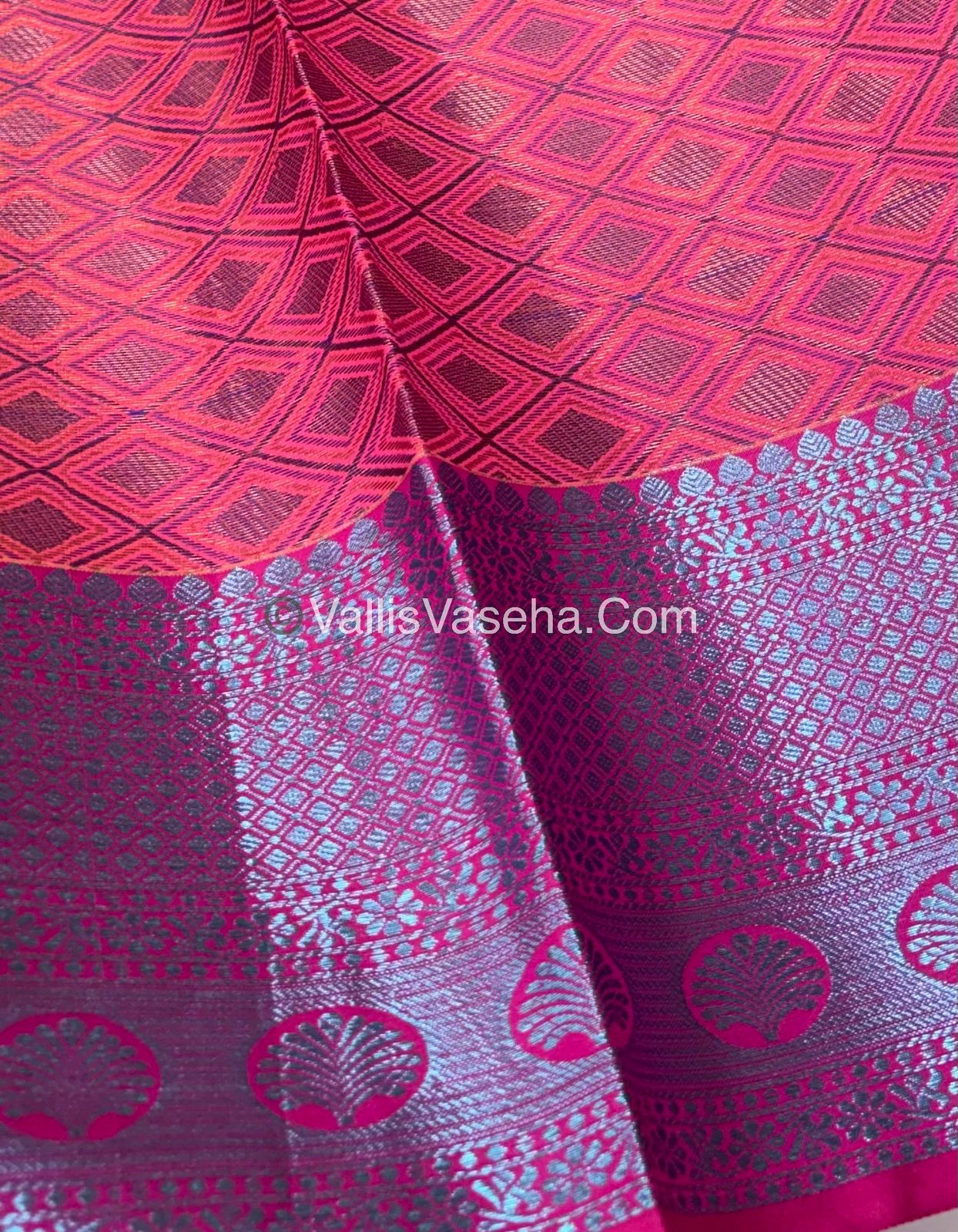 50% less - Offer Saree - Semi Soft silk Saree   - VVDS005