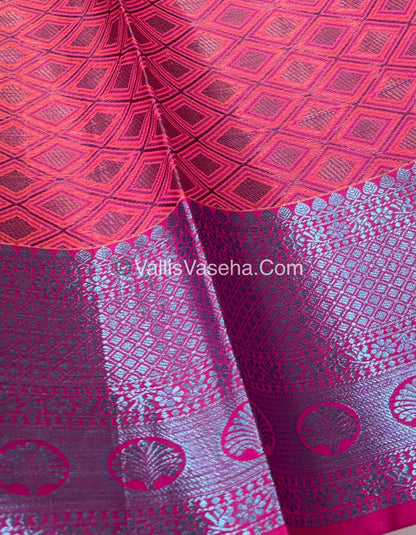 50% less - Offer Saree - Semi Soft silk Saree   - VVDS005