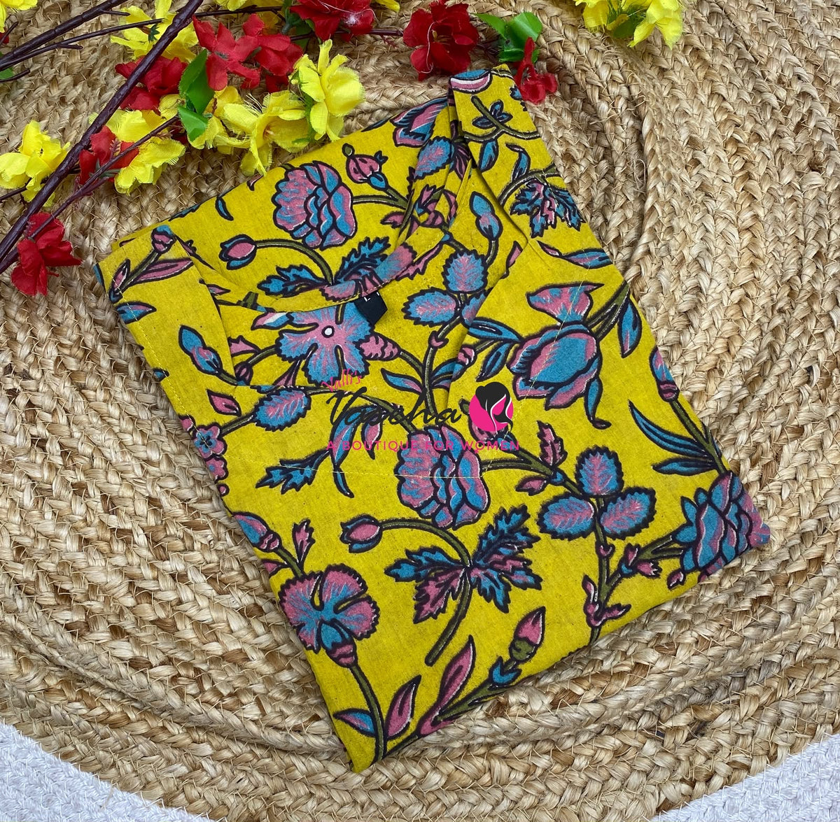 Ready Made - Short Top -  Pure Cotton Kalamkari  - VVRST004