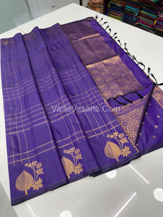 Semi Soft Silk - Violet Shade -VVSSS033