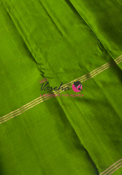 Half Mix - Pure Soft Silk Saree - Long Retta Petta Border with Butta - VVPSS084