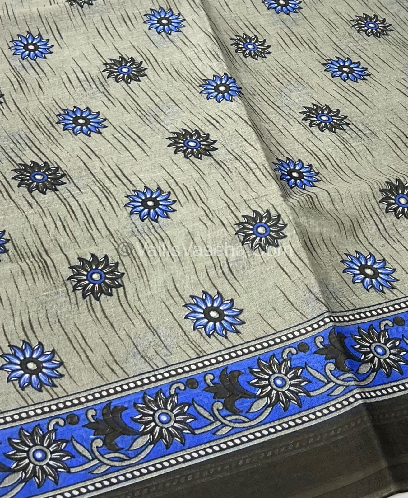 Pure Cotton Voile Saree | VVPVS001