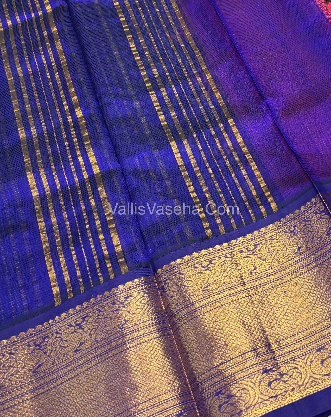 15% Offer Saree - Pure Korvai Silk Cotton - VVDS004