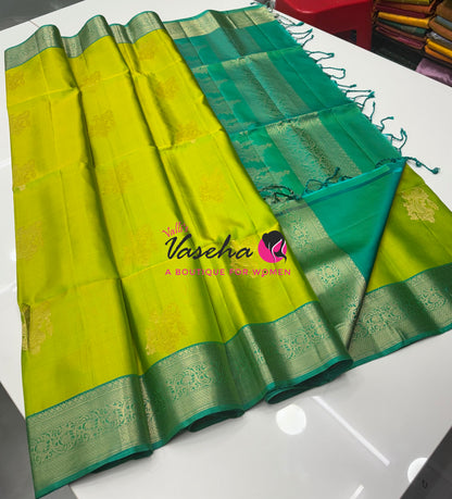 Pure Soft Silk Saree - Kanchi Border - VVPSS033