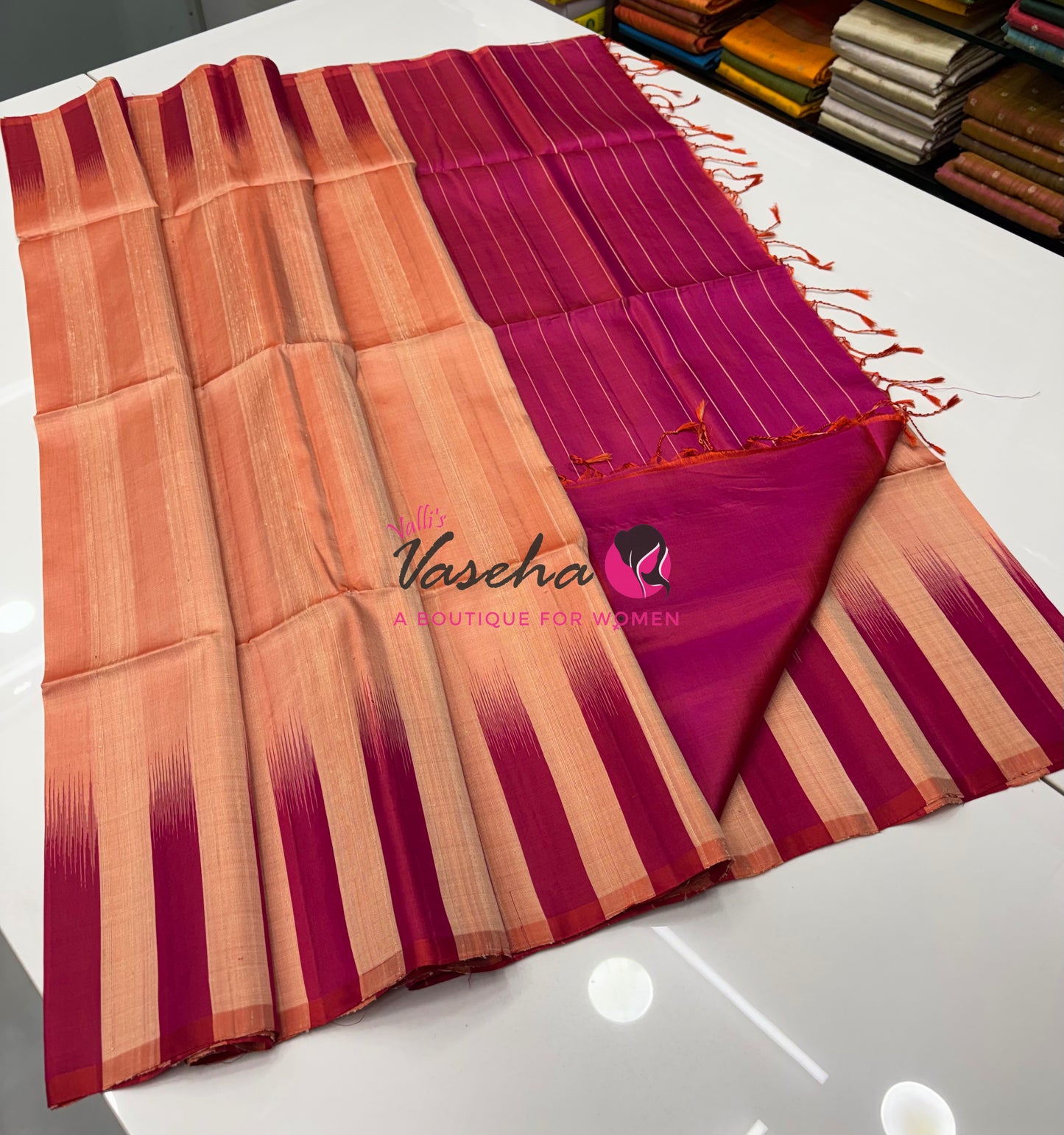 Pure Soft Silk Saree /Jute Duppion Silk - VVPJS001