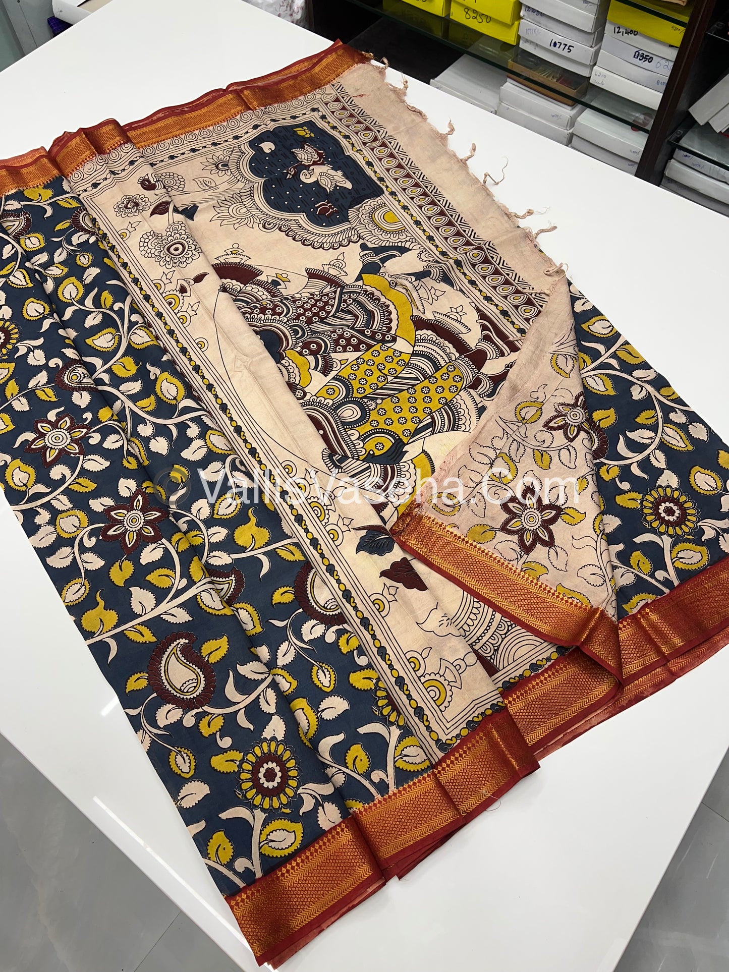 Chennur Silk | Kalamkari Prints | VVCS005
