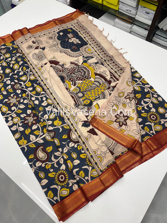 Chennur Silk | Kalamkari Prints | VVCS005