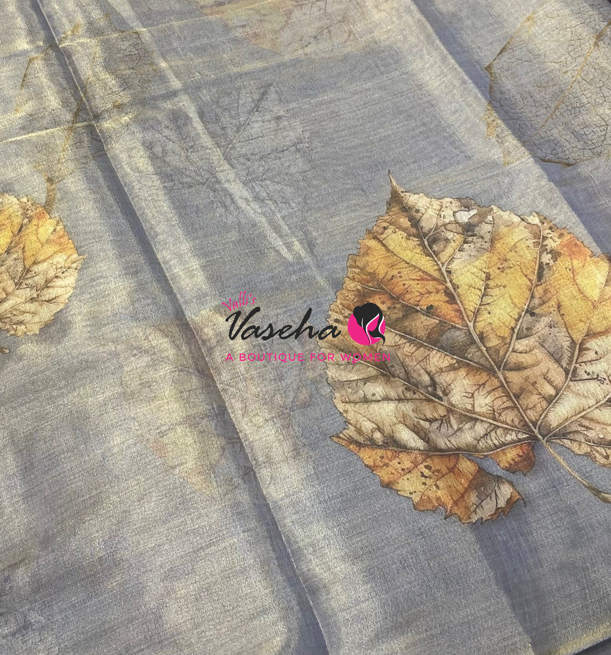 Linen Tissue Saree - VVLTS010