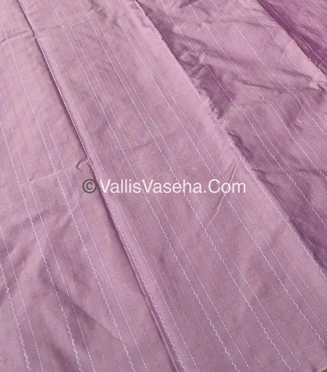 Semi Silk Saree - Aarani Pattu Style - VVSSS005.