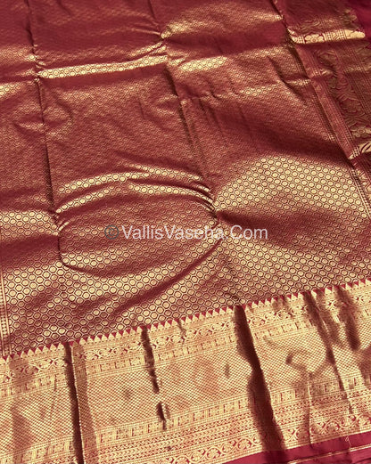 Half Mix - Pure Soft Silk Saree - VVPSS031