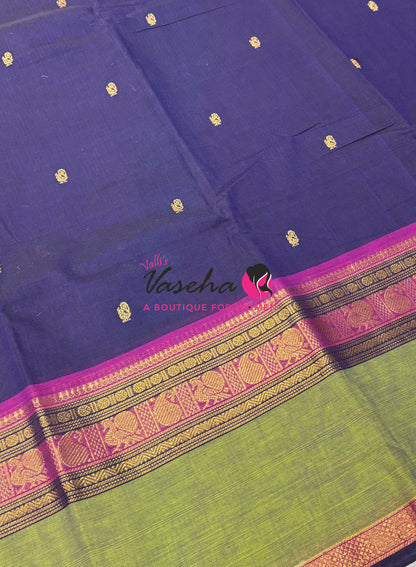 Kanchi Cotton Saree - VVKCS025