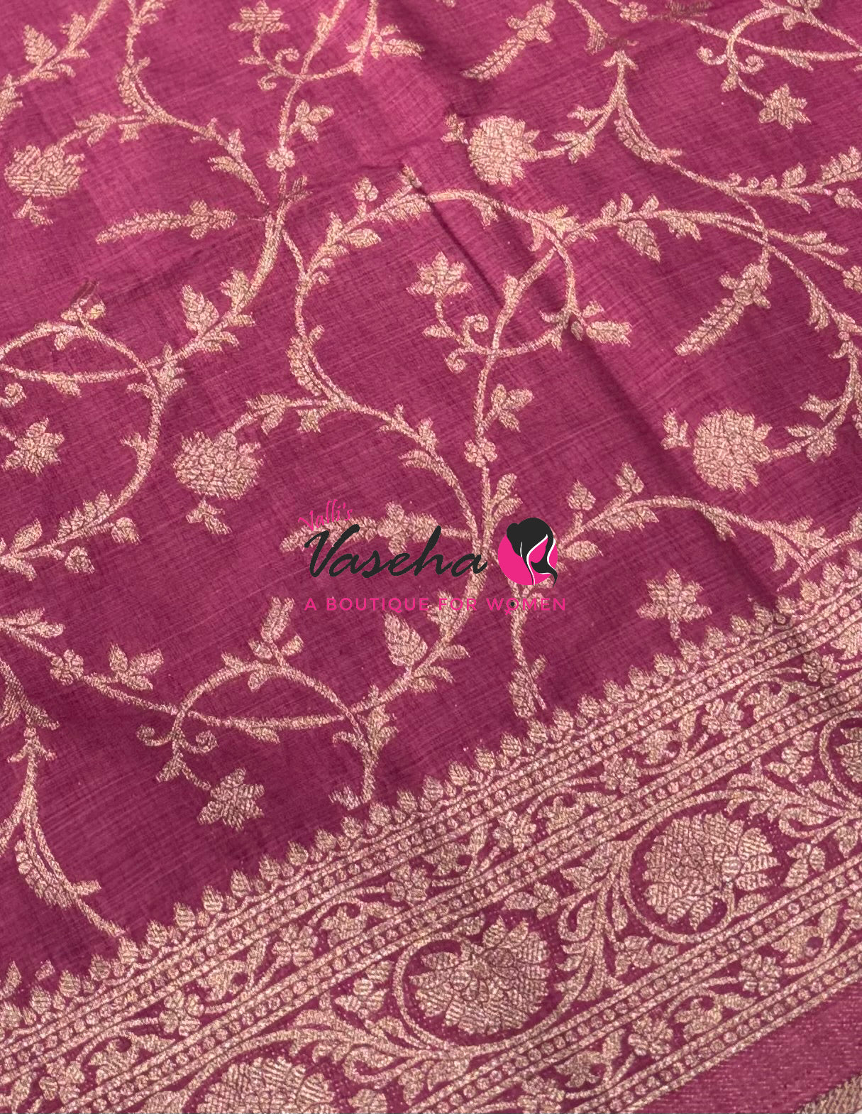 Banarasi - Heritage Silk - Semi Kathan Silk - Baby Pink  Shade- VVBHS001