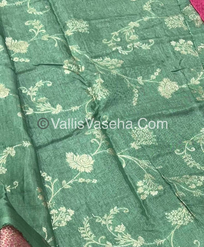 Semi Viscose / Semi Mysore Crepe Silk Variety - Embossed Design - VVSMC002