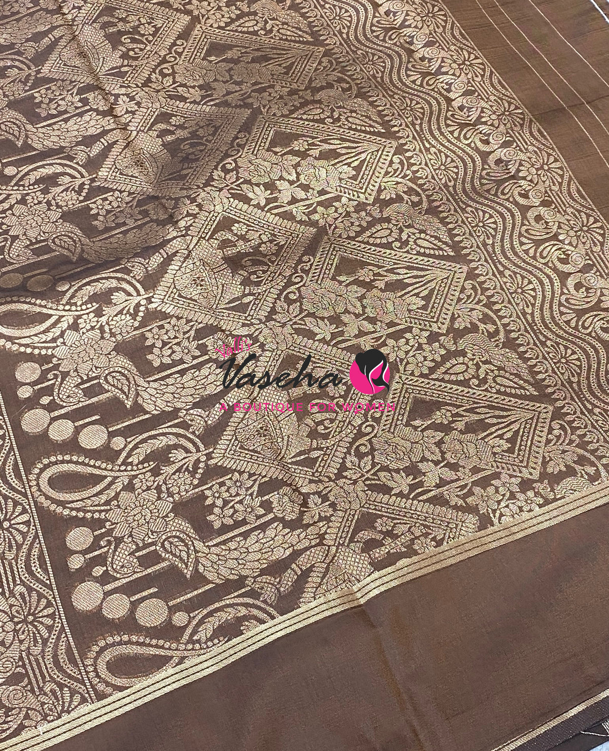 Semi Soft Silk  - Coffee Brown Shade - VVSSS043