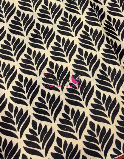 Pure Soft Mul Mul Cotton Sarees - Hand Block Prints - VVMMC011