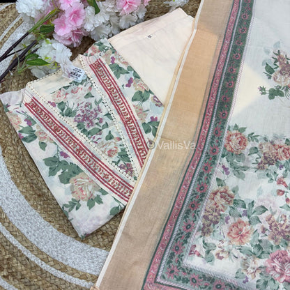 Readymade 3pc Set - Thread Embroidered - VVRMS005