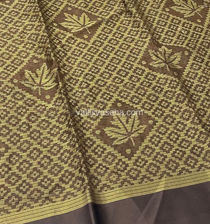 Mixed Cotton Brasso Saree - VVBS001