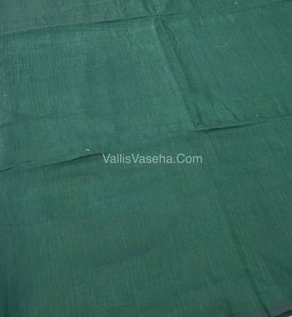 Khadi Cotton Sarees with Kalamkari Blouse - VVKCK001