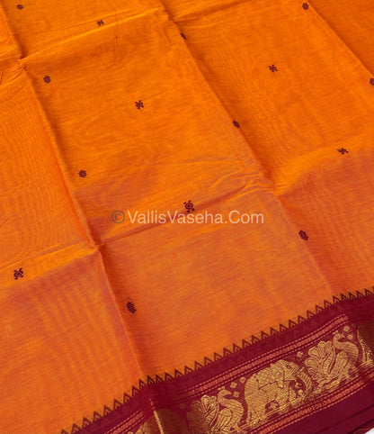 Kanchi Cotton Saree - VVKCS017