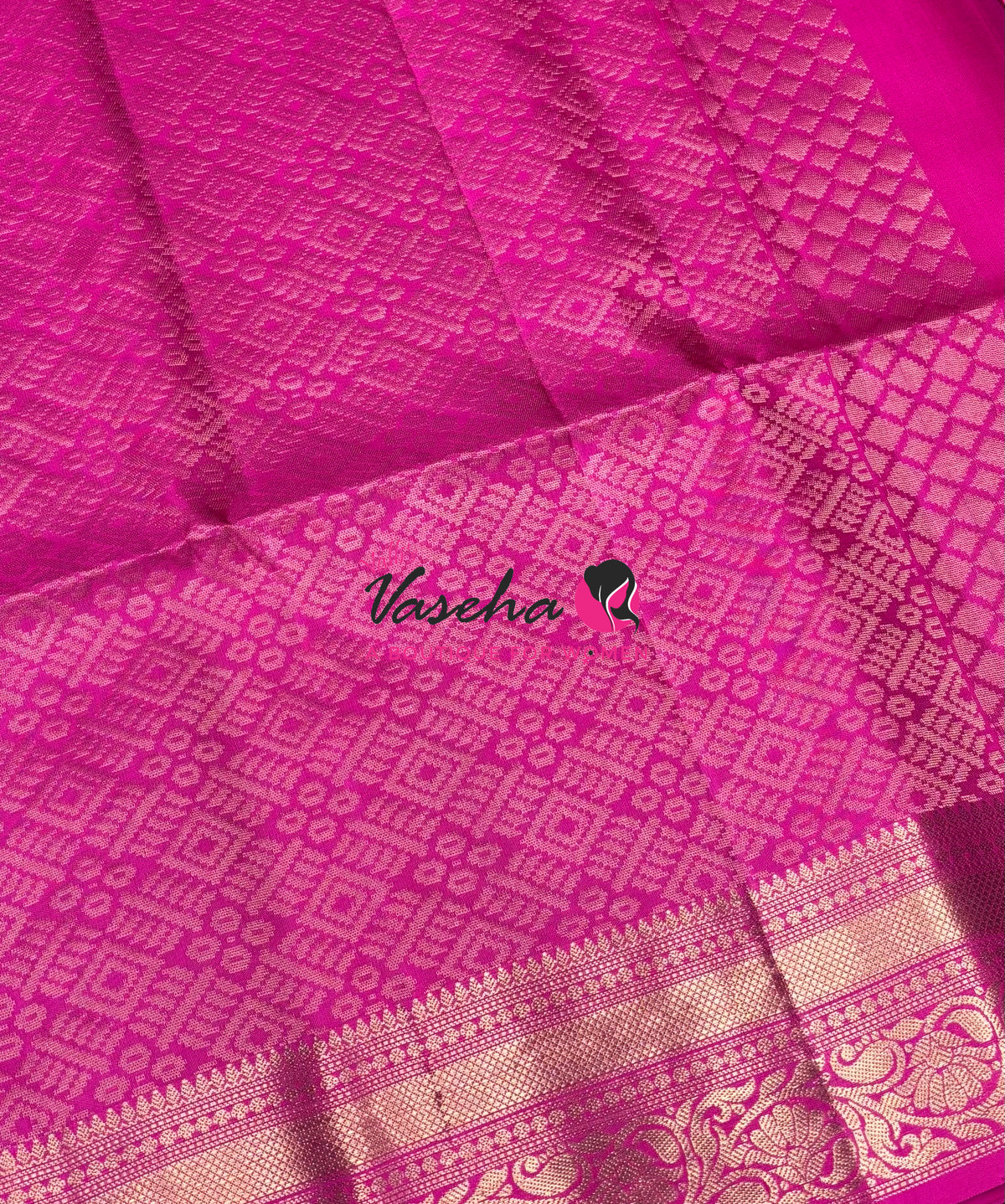 Pure Soft Silk Saree  - Pink Shade - VVPSS135