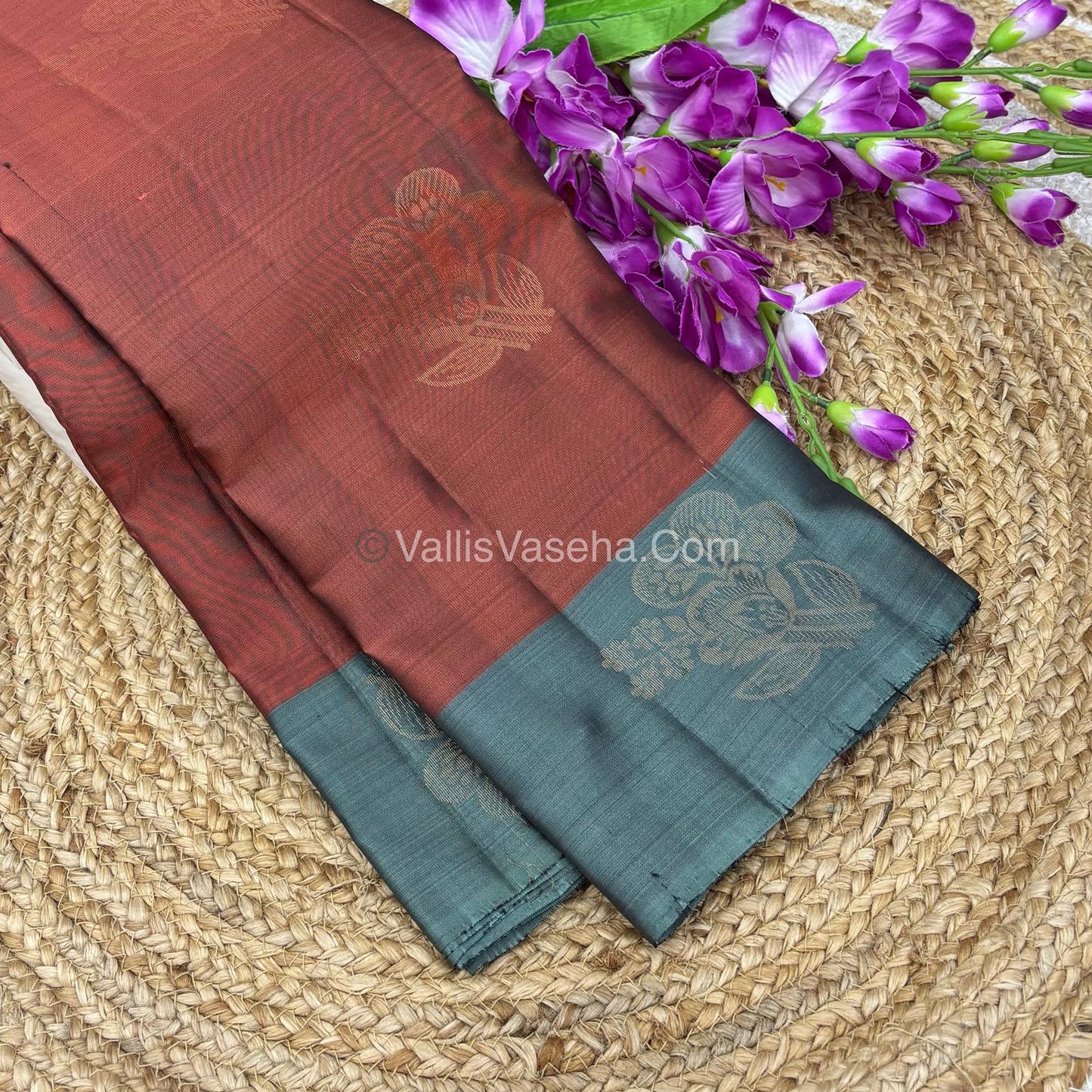 Half Mix - Pure Soft Silk Saree - VVPSS054