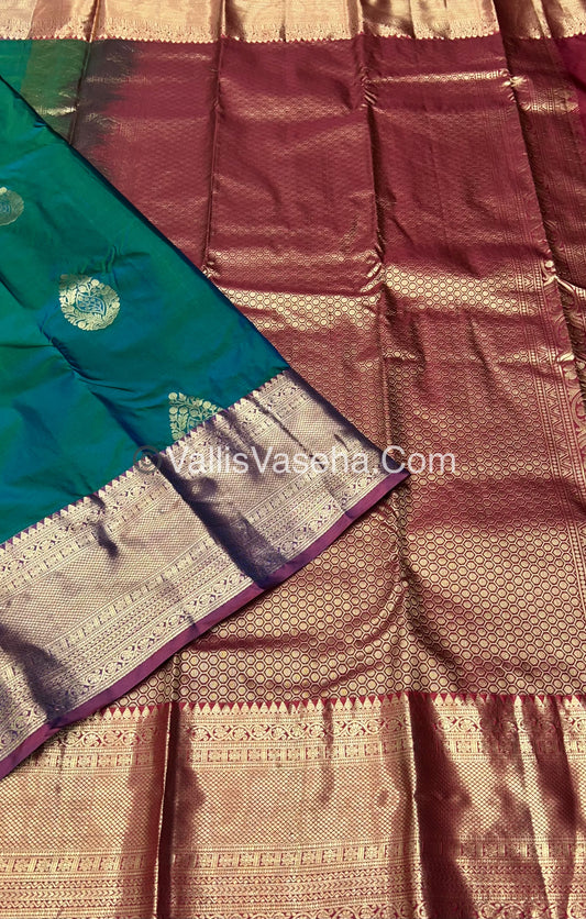 Half Mix - Pure Soft Silk Saree - VVPSS031