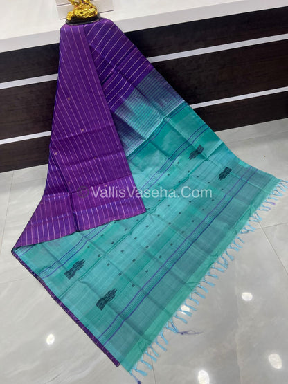 Vazhai Pattu Saree / Banana Pith - With Out Blouse - VVVPS001