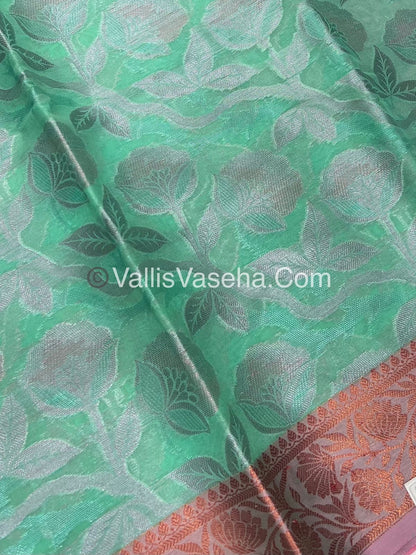 40% less - Offer Saree - Semi Banarsi Silk Saree - VVDS006