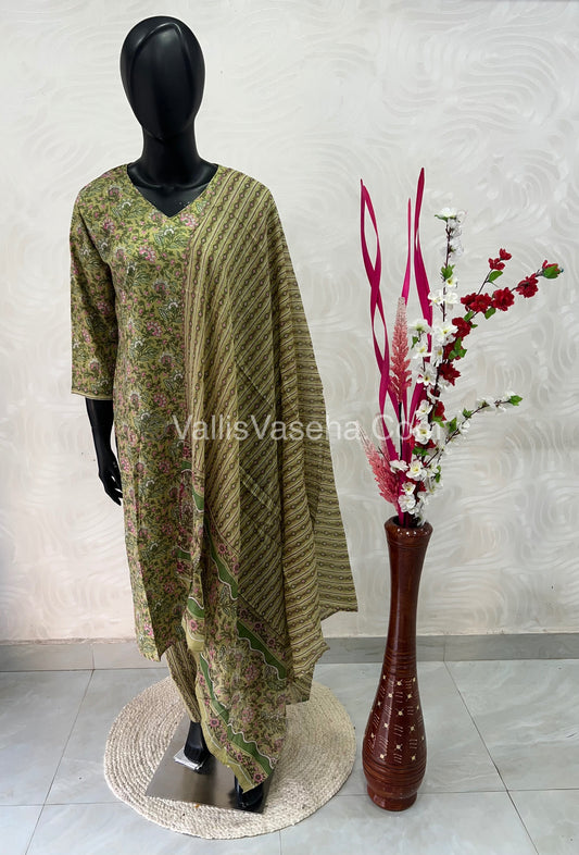 Ready Made - Salwar, Kameez & Duppatta(3pc) - Printed - VVRBS002