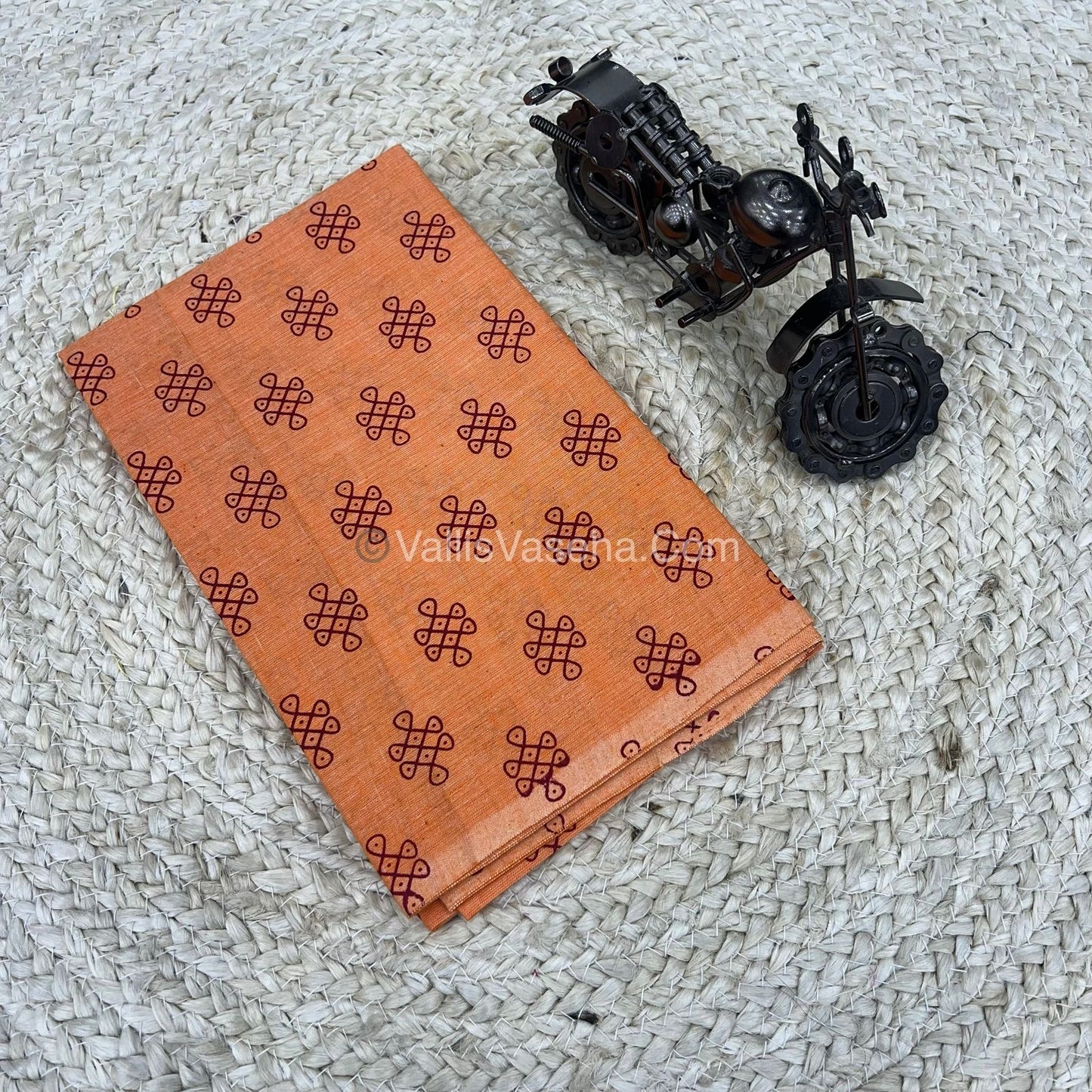 Blouse Bit - Kolam Print - 1 mtr - VVKPB001