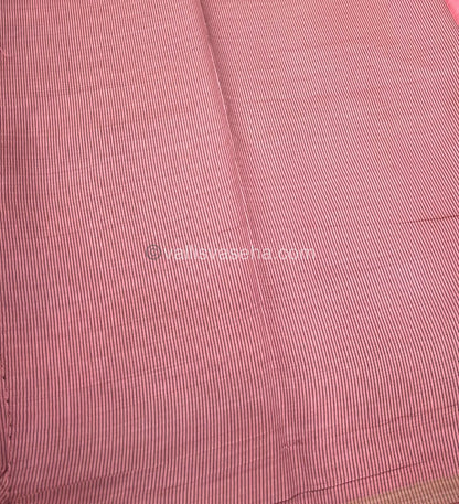 Semi Tussar Silk Saree - Light Peachish Pink shade - VVSTS009