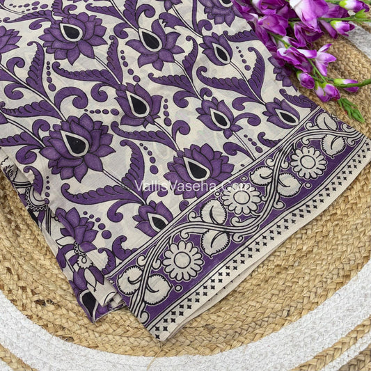 Pure Kalamkari Cotton Saree - VVPKC002