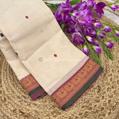 Kanchi Cotton Saree - VVKCS017
