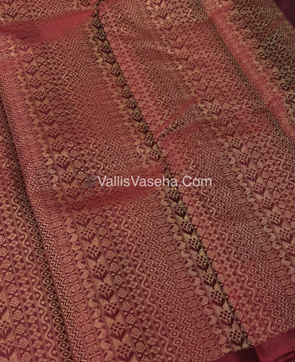 Half Mix - Pure Soft Silk Saree - VVPSS030