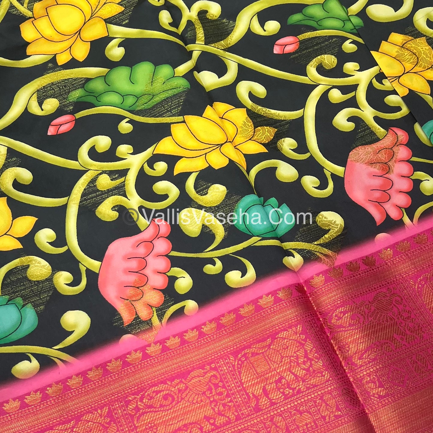 50% less - Offer Saree - Semi Banarasi Saree   - VVDS006