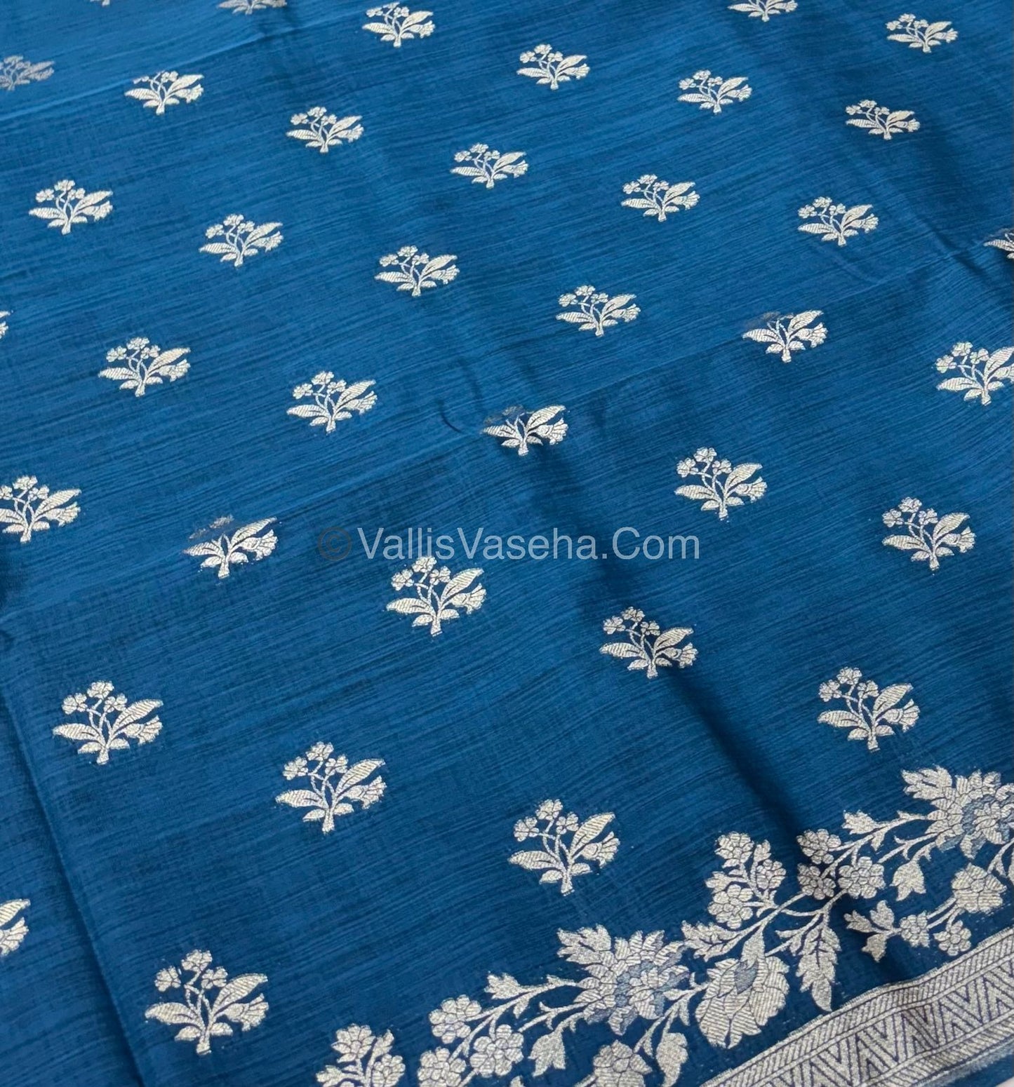 Banarasi - Heritage Silk - Semi Kathan Silk -  Blue Shade - VVBHS008