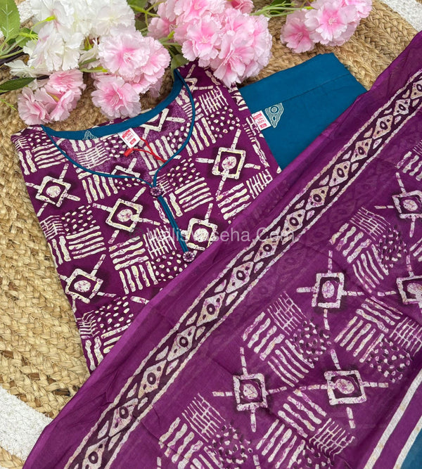 Ready Made - Salwar, Kameez & Duppatta(3pc) - Printed - VVRBS004