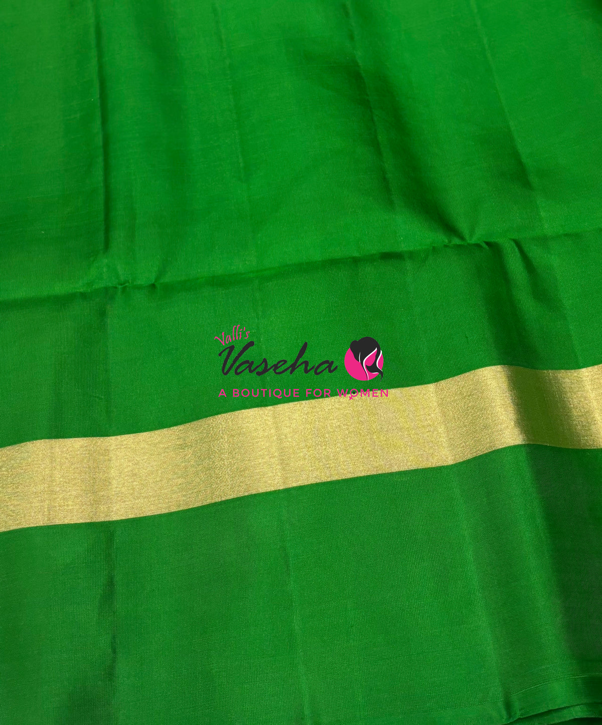 Pure Soft Silk Saree - Light Pink & Green - VVPSS121