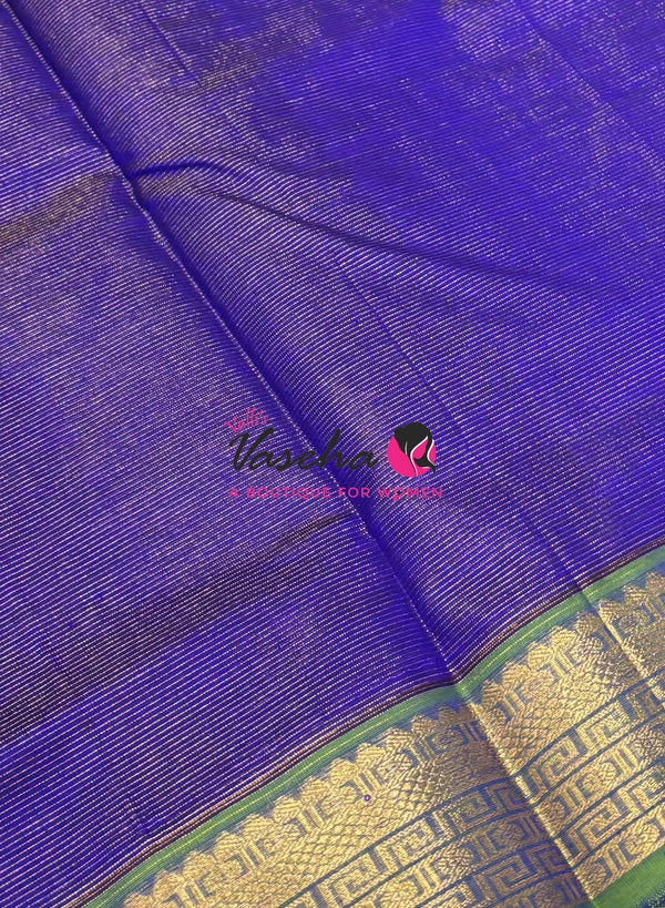 Pure Silk Cotton Saree - Vairavoosi Design - VVSCV005