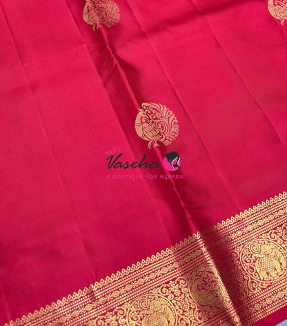 Pure Soft Silk Saree  - Red Shade - VVPSS109
